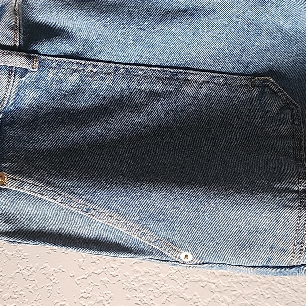 Michael Kors Light Blue Flare Jeans - Picture 2 of 5